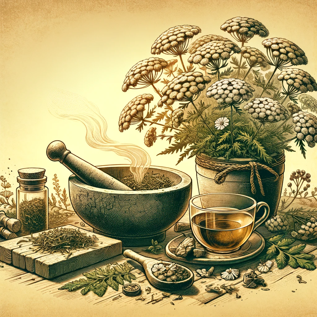 yarrow herbal medicine and folklore